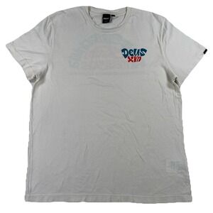 Deus XM Ex Machina Custom Cycles T-Shirt White Men's XL